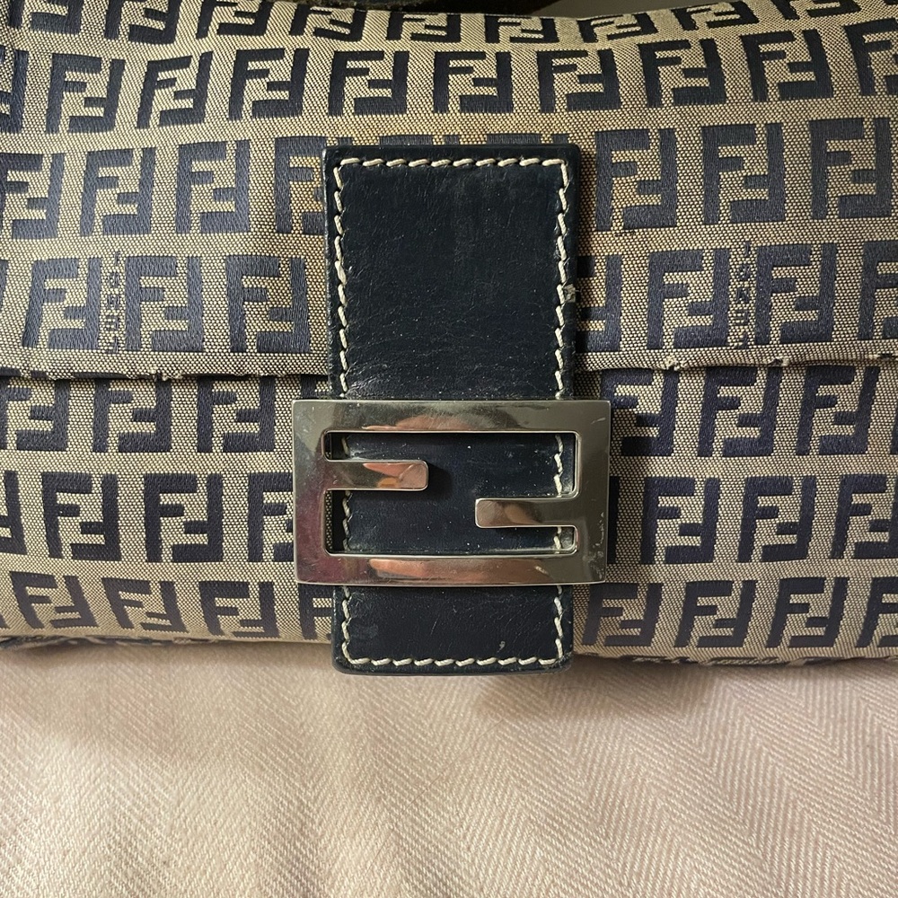 Fendi Zucca Canvas Baguette